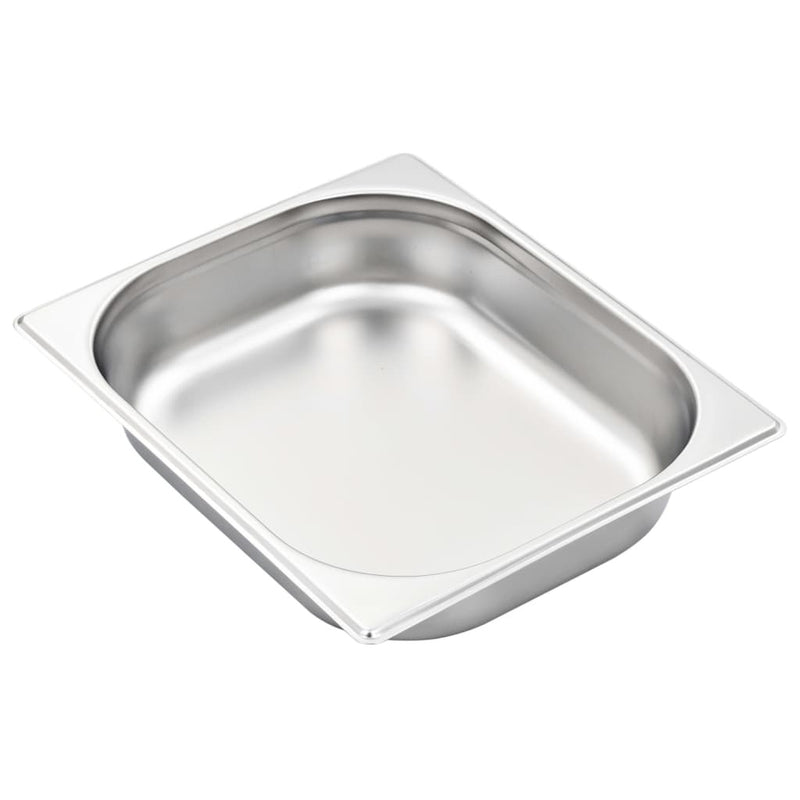 Gastronorm Containers 4 pcs GN 1/2 65 mm Stainless Steel