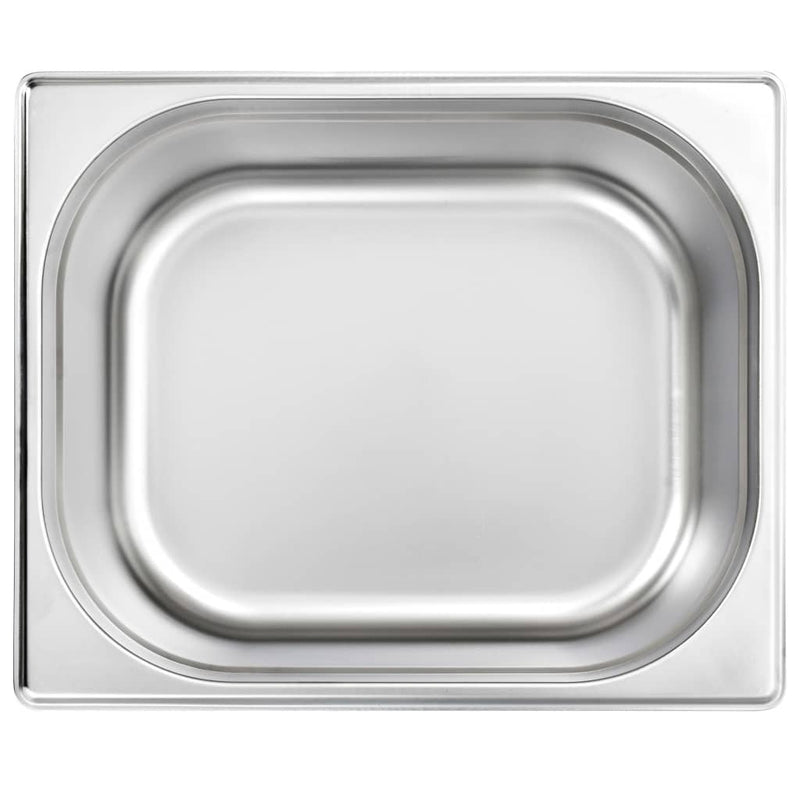 Gastronorm Containers 2 pcs GN 1/2 200 mm Stainless Steel