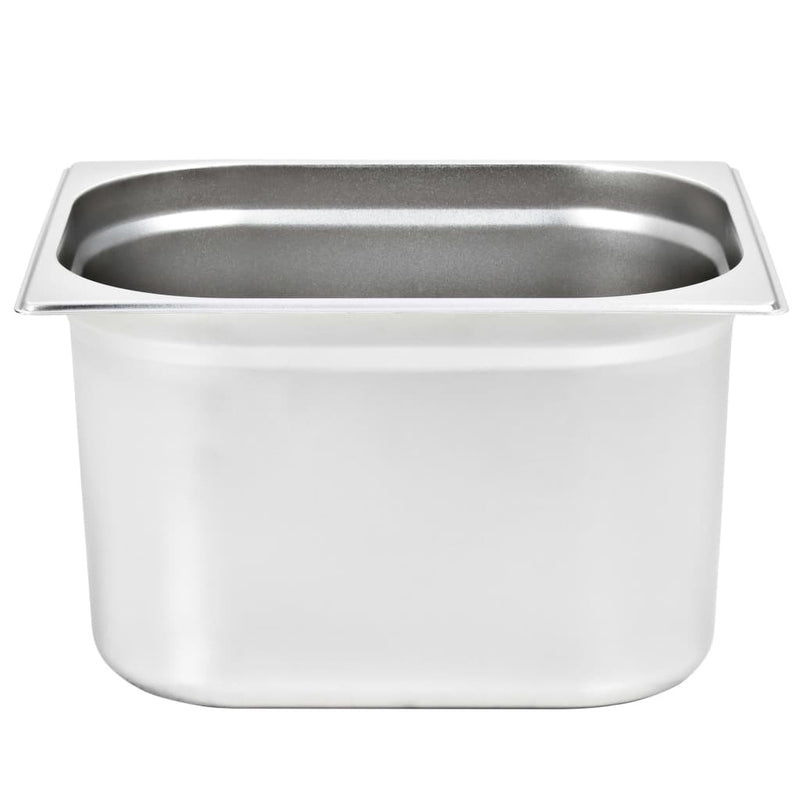 Gastronorm Containers 2 pcs GN 1/2 200 mm Stainless Steel