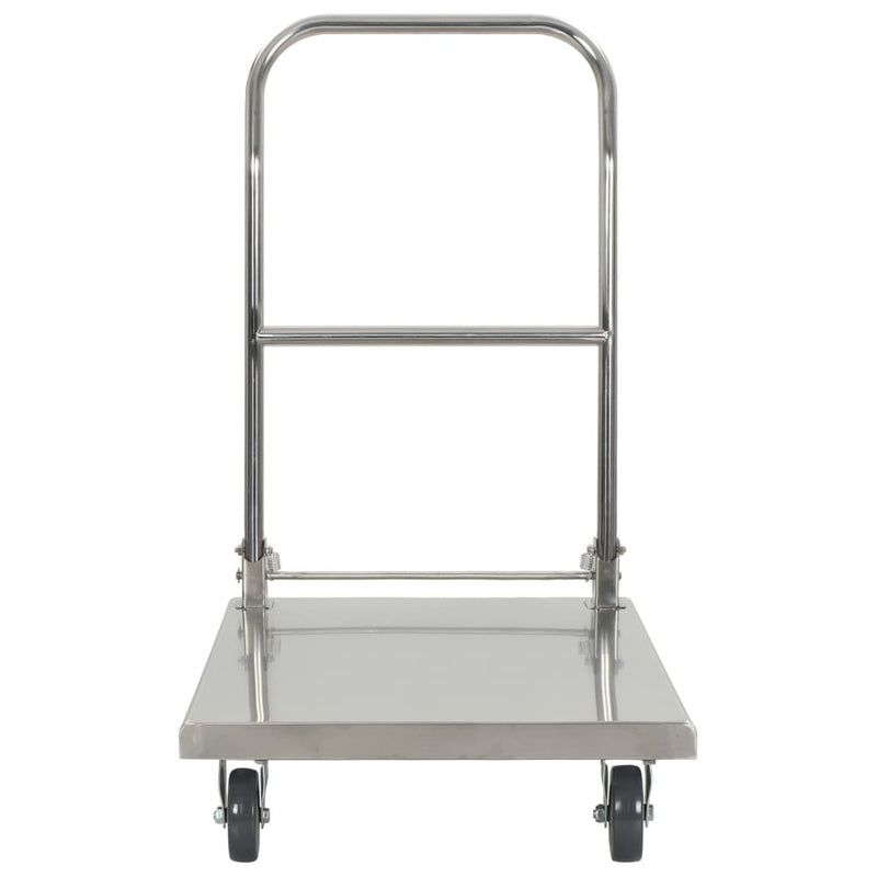 Platform Wagon Silver 82x53x86 cm Stainless Steel