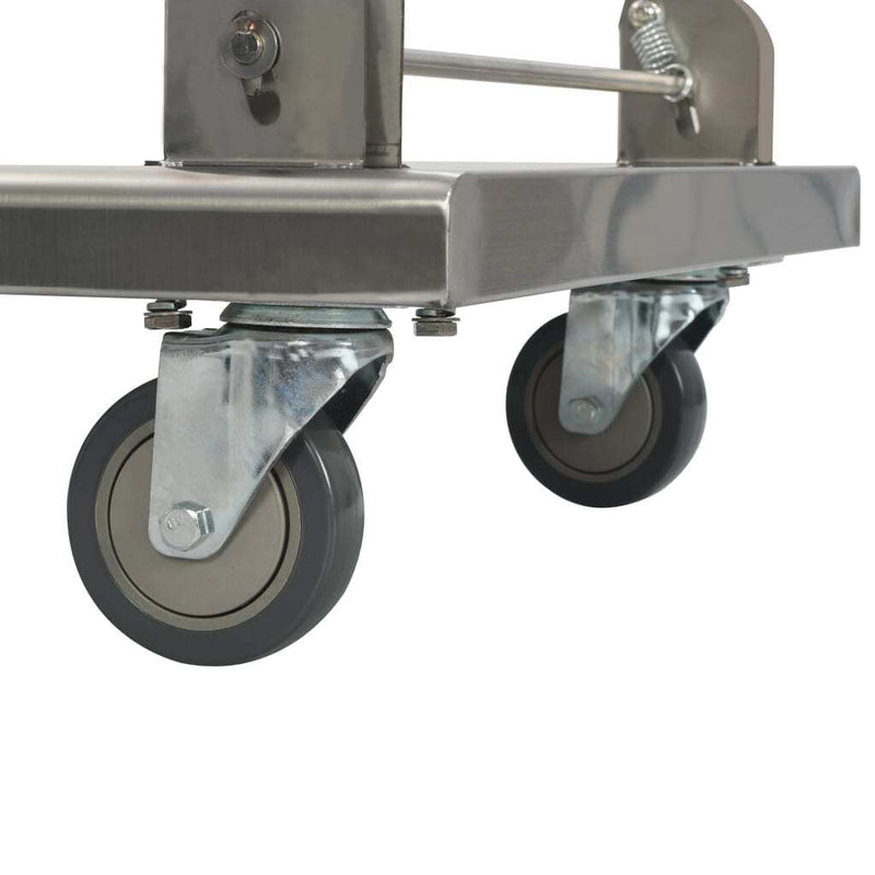 Platform Wagon Silver 82x53x86 cm Stainless Steel