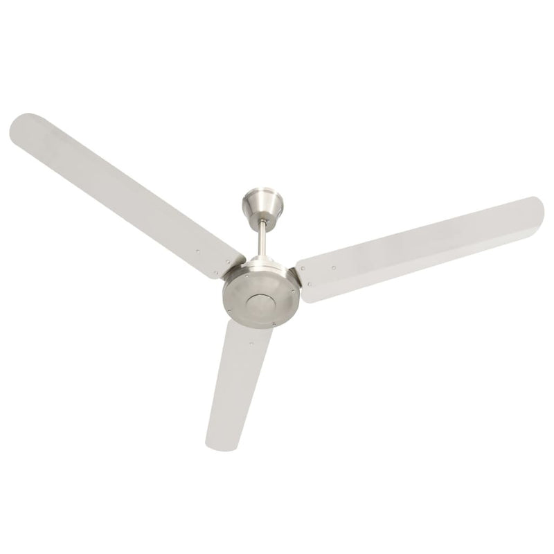 vidaXL Ceiling Fan 142 cm Silver