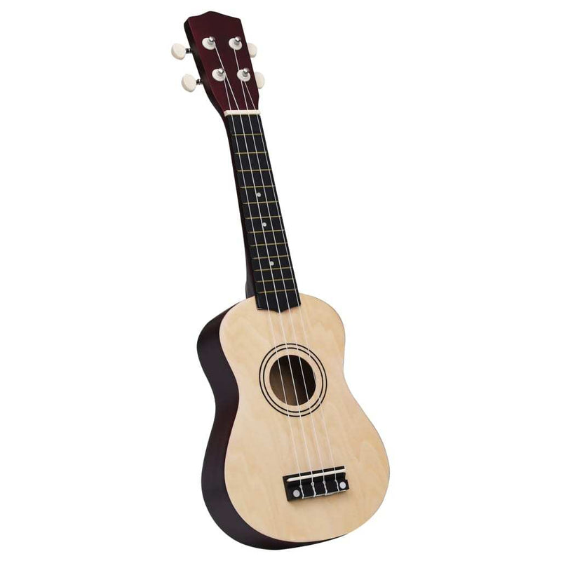 Soprano Ukulele Set with Bag for Kids Light Wood 21"