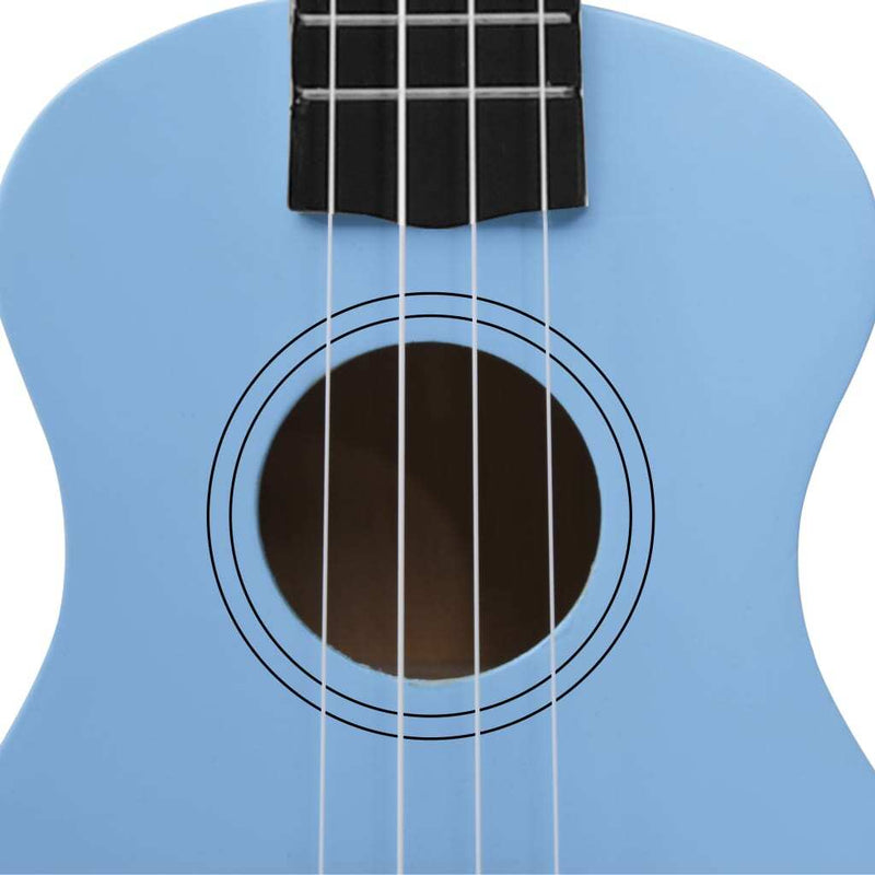 Soprano Ukulele Set with Bag for Kids Baby Blue 21"