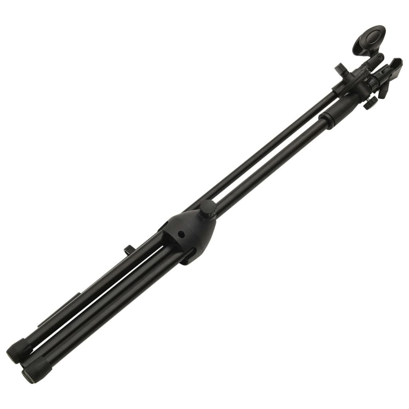 Tripod Microphone Stand with Dual Clip Holder