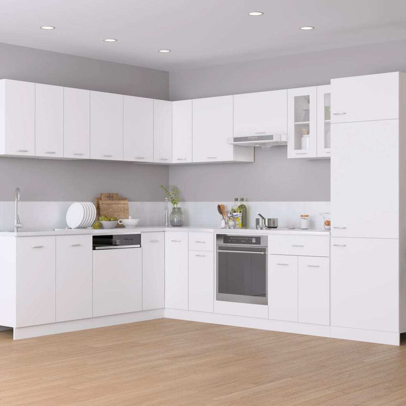 Drawer Bottom Cabinet White 30x46x81.5 cm Engineered Wood