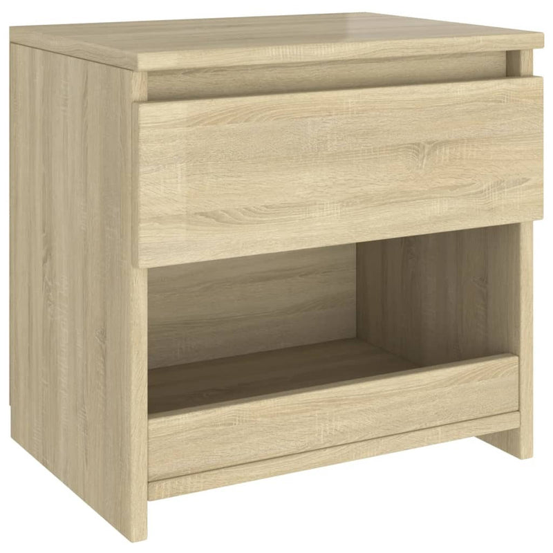 Bedside Cabinets 2 pcs Sonoma Oak 40x30x39 cm Engineered Wood