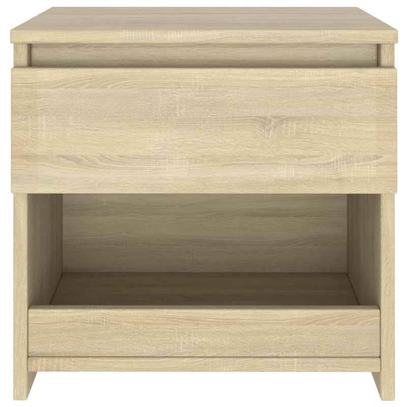 Bedside Cabinets 2 pcs Sonoma Oak 40x30x39 cm Engineered Wood