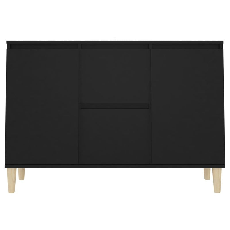 Sideboard Black 101x35x70 cm Engineered Wood