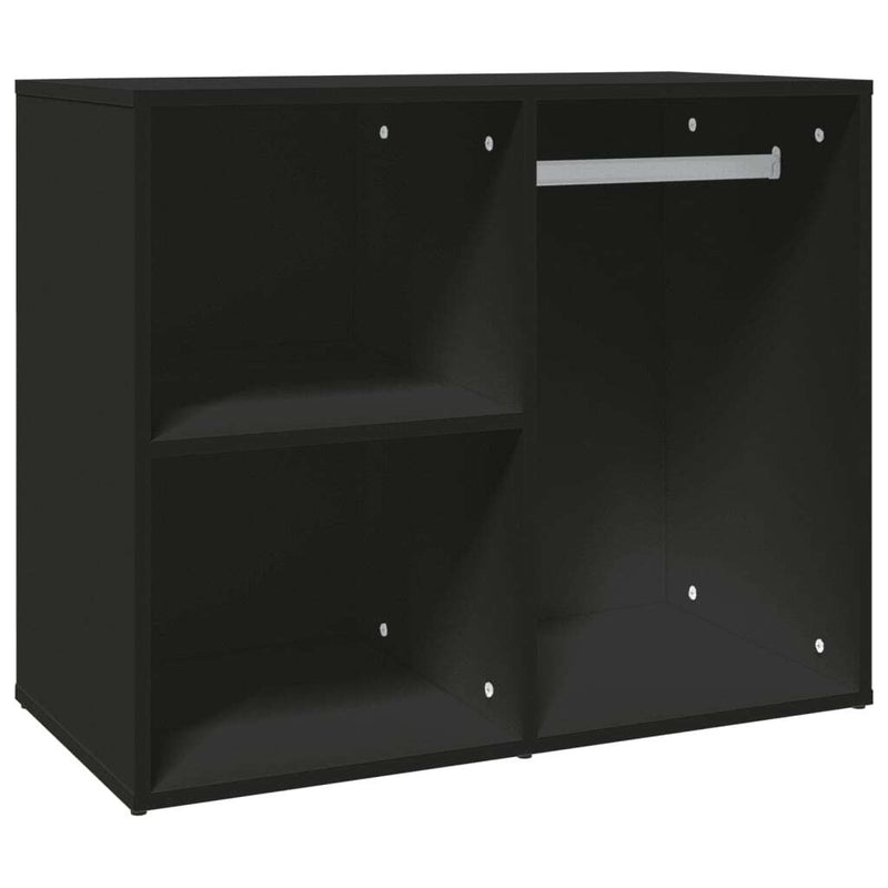 Dressing Cabinet Black 80x40x65 cm Engineered Wood