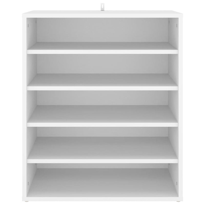 Shoe Cabinet White 60x35x70 cm Engineered Wood