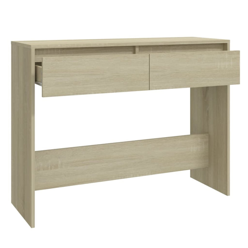 Console Table Sonoma Oak 100x35x76.5 cm Engineered Wood