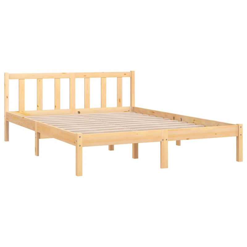 Bed Frame without Mattress Solid Wood Small Double