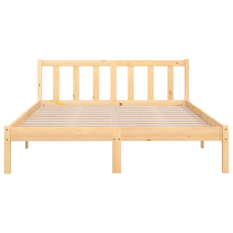 Bed Frame without Mattress Solid Wood Small Double