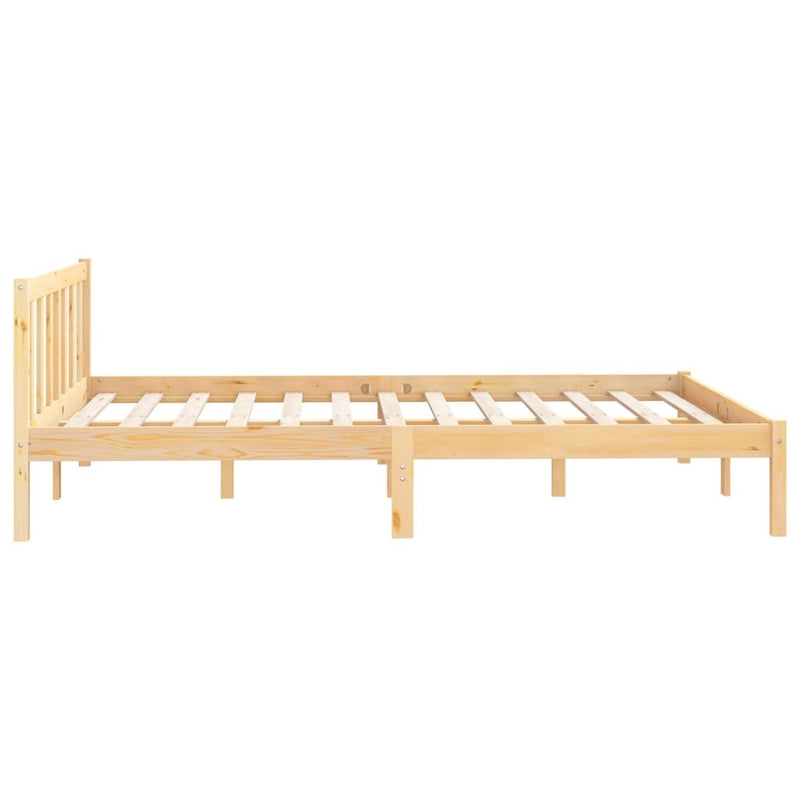 Bed Frame without Mattress Solid Wood Small Double