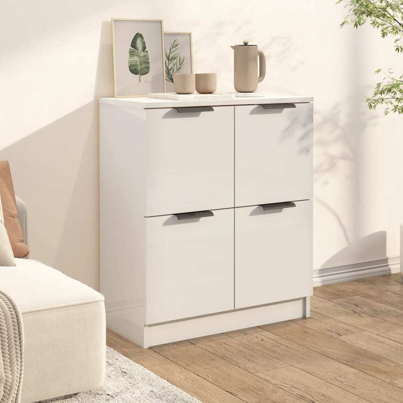 Sideboard White 60x30x70 cm Engineered Wood