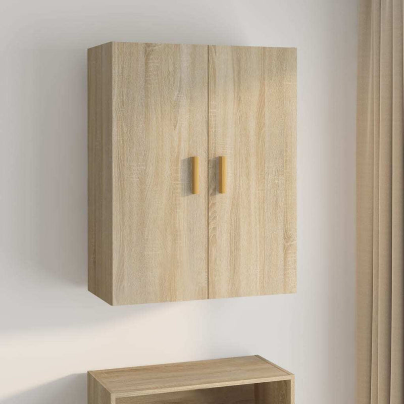 Hanging Wall Cabinet Sonoma Oak 69.5x34x90 cm