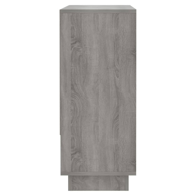 Sideboard Grey Sonoma 97x31x75 cm Engineered Wood