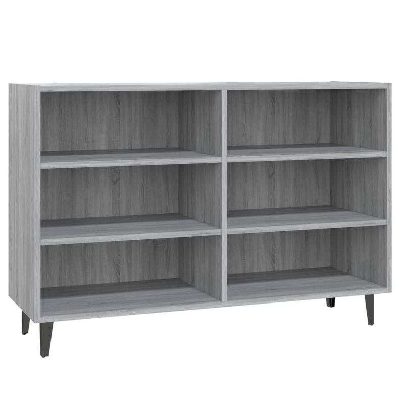 Sideboard Grey Sonoma 103.5x35x70 cm Engineered Wood