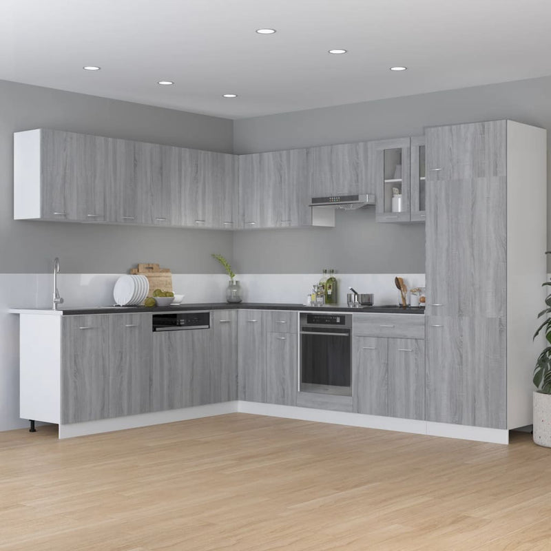 Kitchen Cabinet Grey Sonoma 75.5x75.5x81.5 cm Engineered Wood