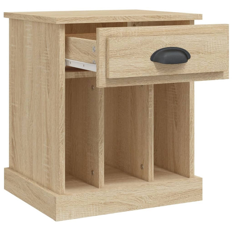 Bedside Cabinet Sonoma Oak 43x36x50 cm