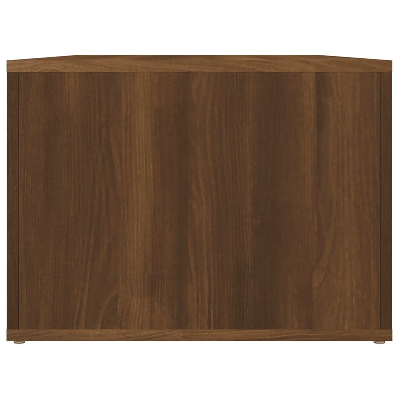 Coffee Table Brown Oak 80x50x36 cm Engineered Wood