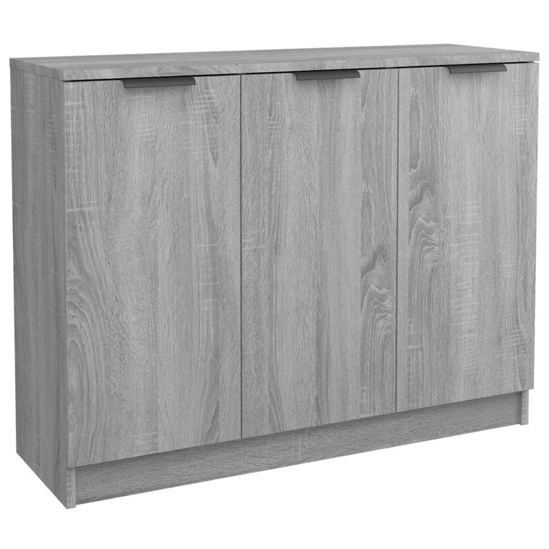 Sideboard Grey Sonoma 90.5x30x70 cm Engineered Wood