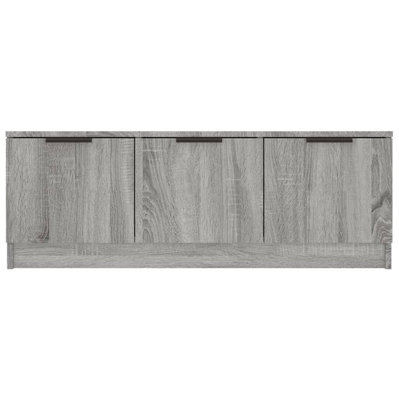 TV Cabinet Grey Sonoma 102x35x36.5 cm Engineered Wood