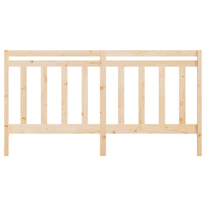 Bed Headboard 186x4x100 cm Solid Wood Pine