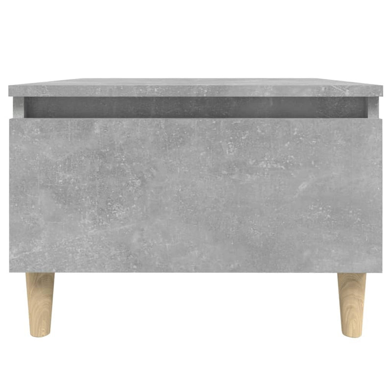 Side Table Concrete Grey 50x46x35 cm Engineered Wood