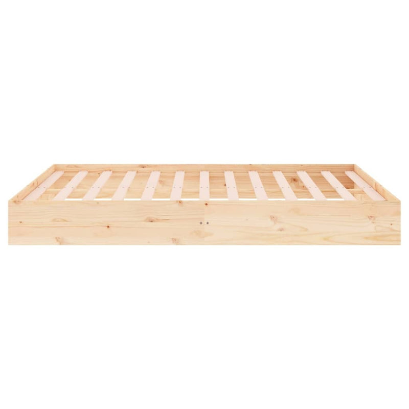 Bed Frame without Mattress Solid Wood 140x200 cm