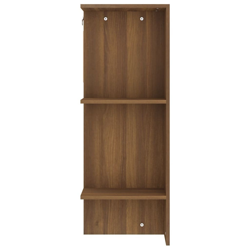 Hallway Cabinet Brown Oak 97.5x37x99 cm Engineered Wood