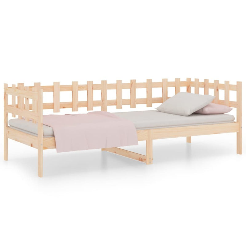 Day Bed without Mattress 90x200 cm Solid Wood Pine