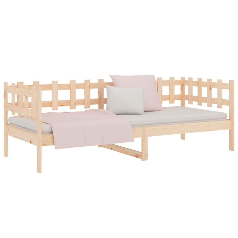 Day Bed without Mattress 90x200 cm Solid Wood Pine