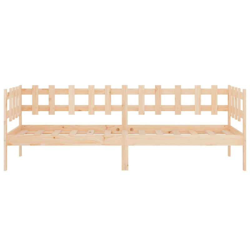 Day Bed without Mattress 90x200 cm Solid Wood Pine