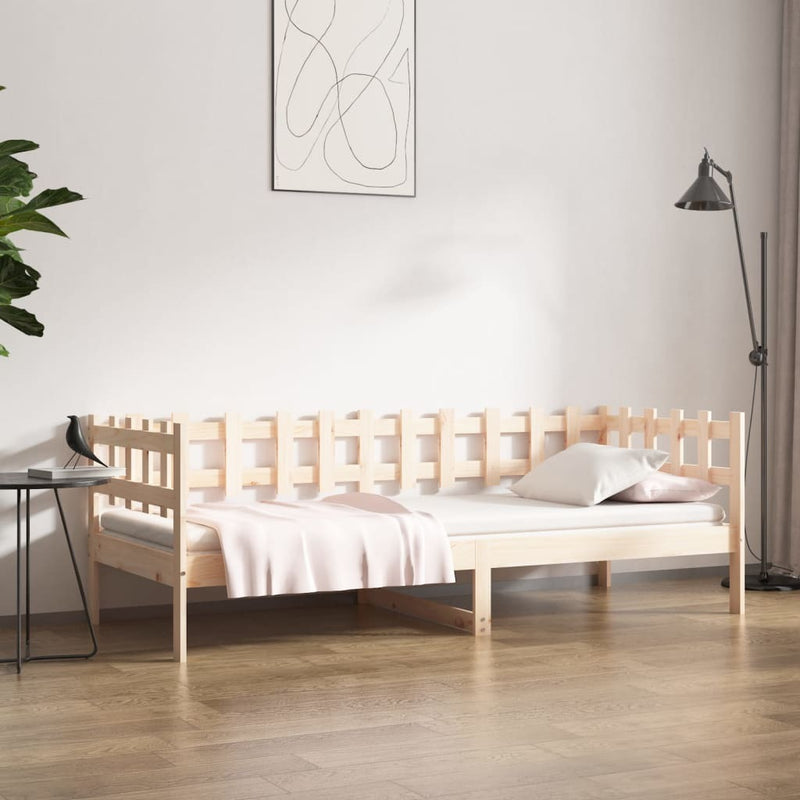 Day Bed without Mattress 90x200 cm Solid Wood Pine