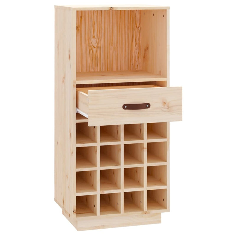 Wine Cabinet 45x34x100 cm Solid Wood Pine