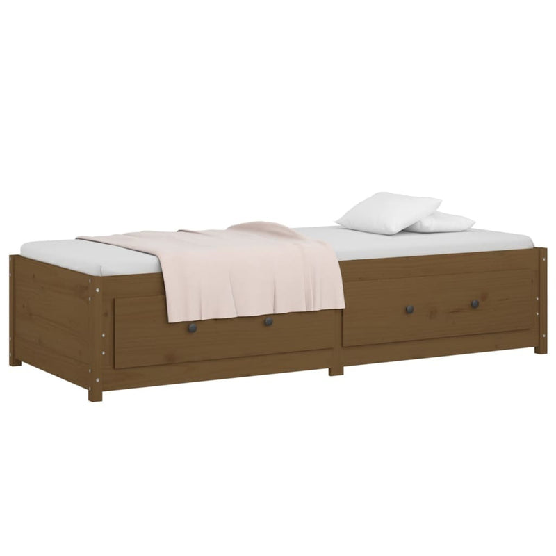 Day Bed without Mattress Honey Brown 80x200 cm Solid Wood Pine