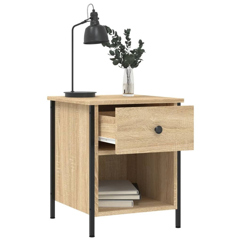 Bedside Cabinets 2 pcs Sonoma Oak 40x42x50 cm Engineered Wood