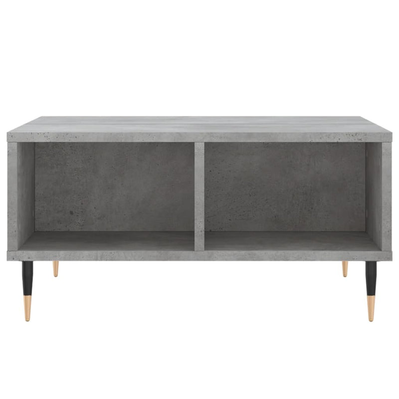 Coffee Table Concrete Grey 60x60x30 cm Engineered Wood