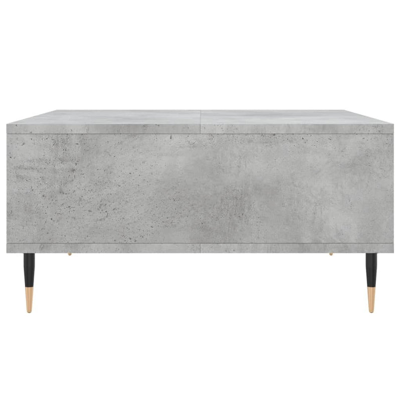 Coffee Table Concrete Grey 60x60x30 cm Engineered Wood