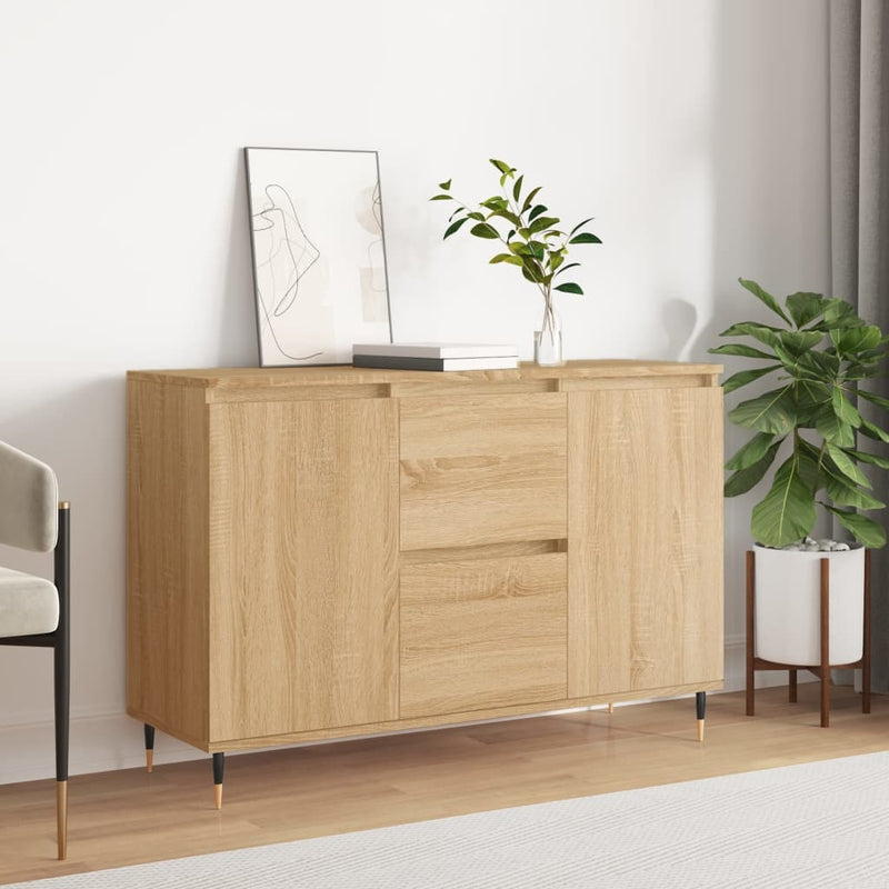 Sideboard Sonoma Oak 104x35x70 cm Engineered Wood