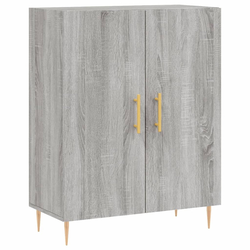 Sideboard Grey Sonoma 69.5x34x90 cm Engineered Wood