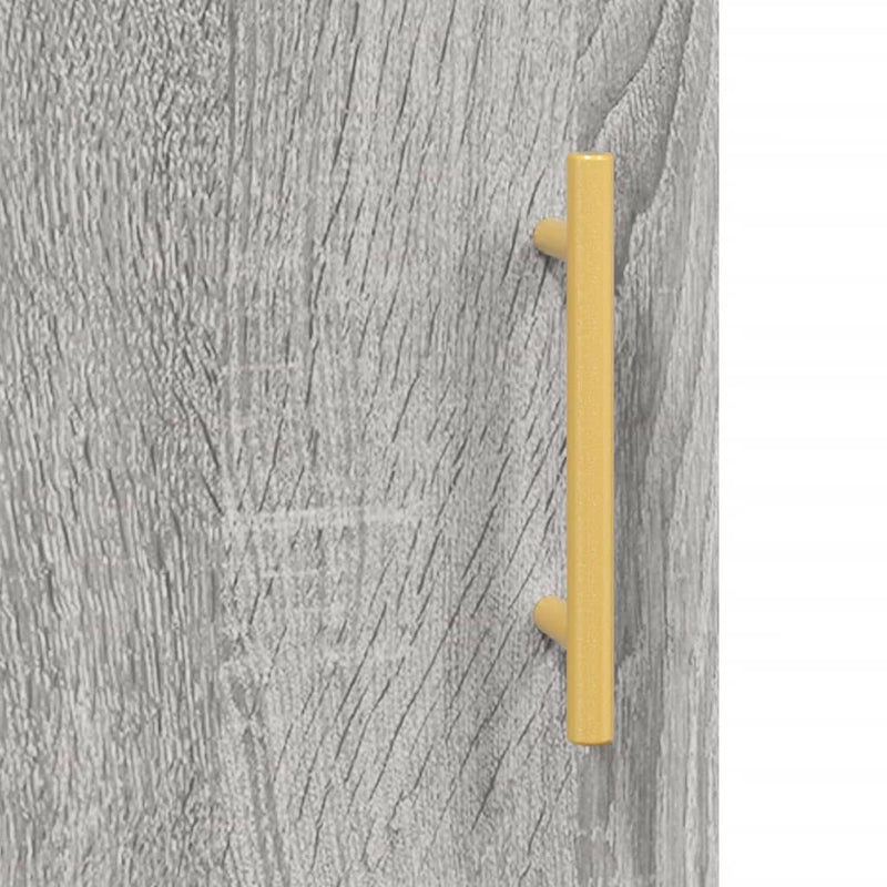 Sideboard Grey Sonoma 69.5x34x90 cm Engineered Wood