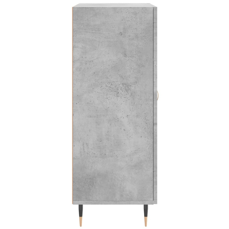 Sideboard Concrete Grey 69.5x34x90 cm Engineered Wood