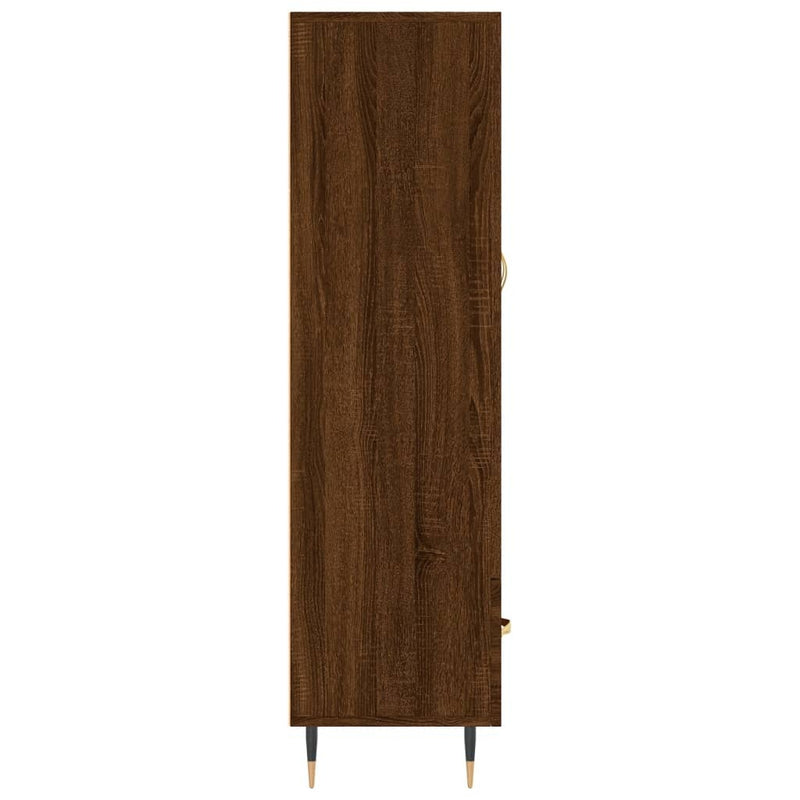 Highboard Brown Oak 69.5x31x115 cm Engineered Wood