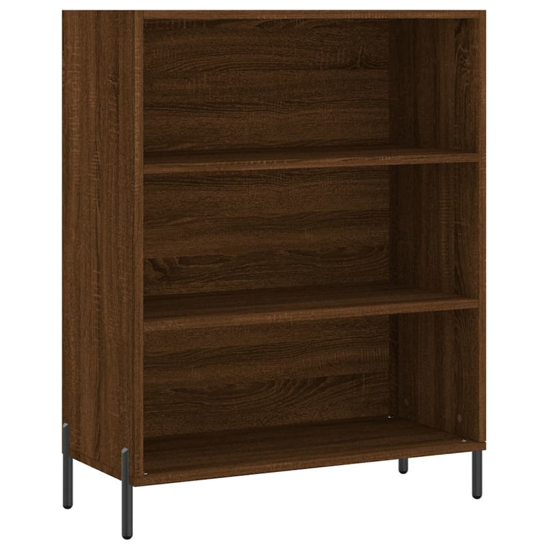 Shelf Cabinet Brown Oak 69.5x32.5x90 cm Engineered Wood