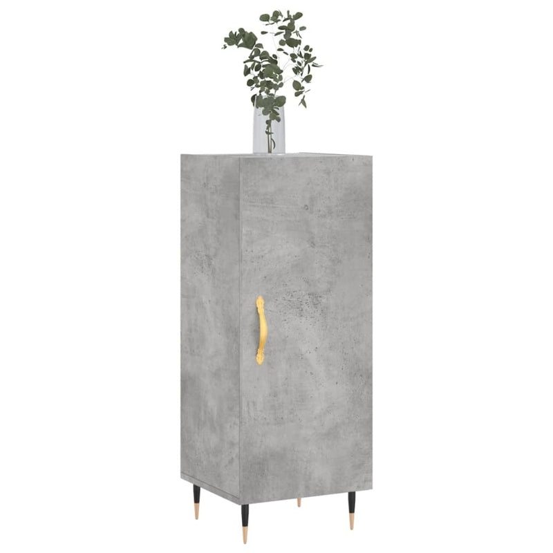 Sideboard Concrete Grey 34.5x34x90 cm Engineered Wood