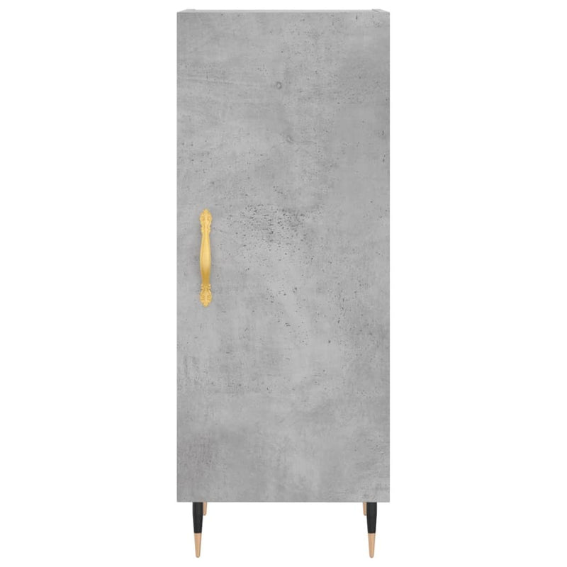 Sideboard Concrete Grey 34.5x34x90 cm Engineered Wood