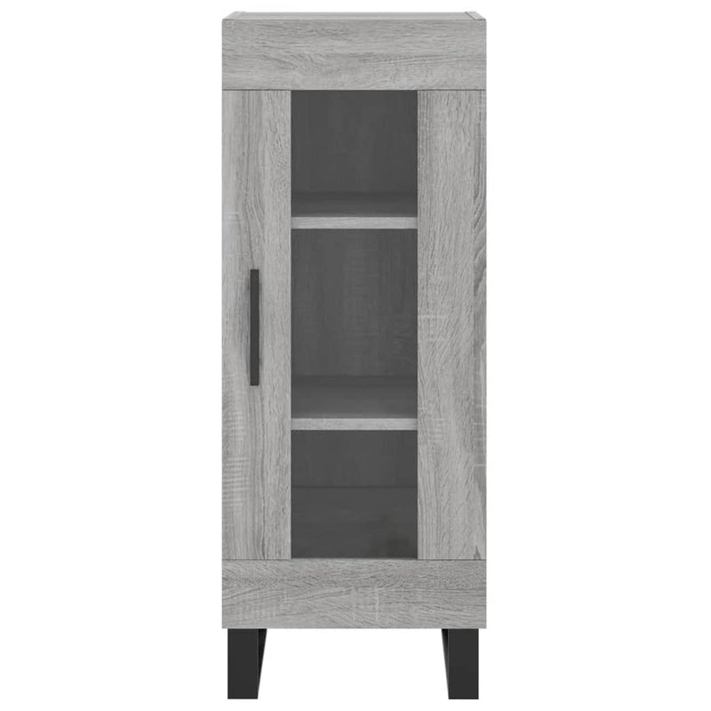 Sideboard Grey Sonoma 34.5x34x90 cm Engineered Wood